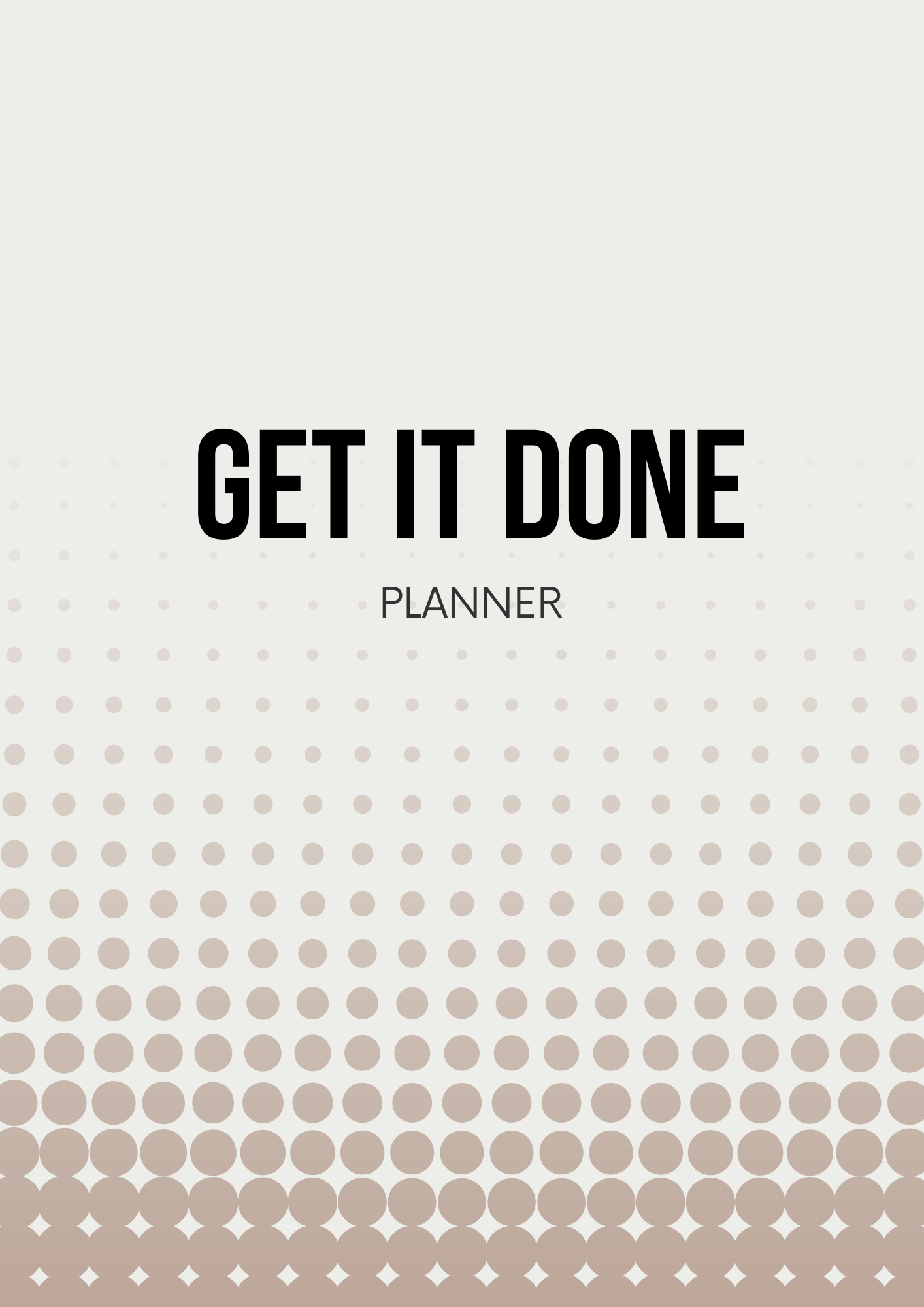 Get It Done - Digital Planner