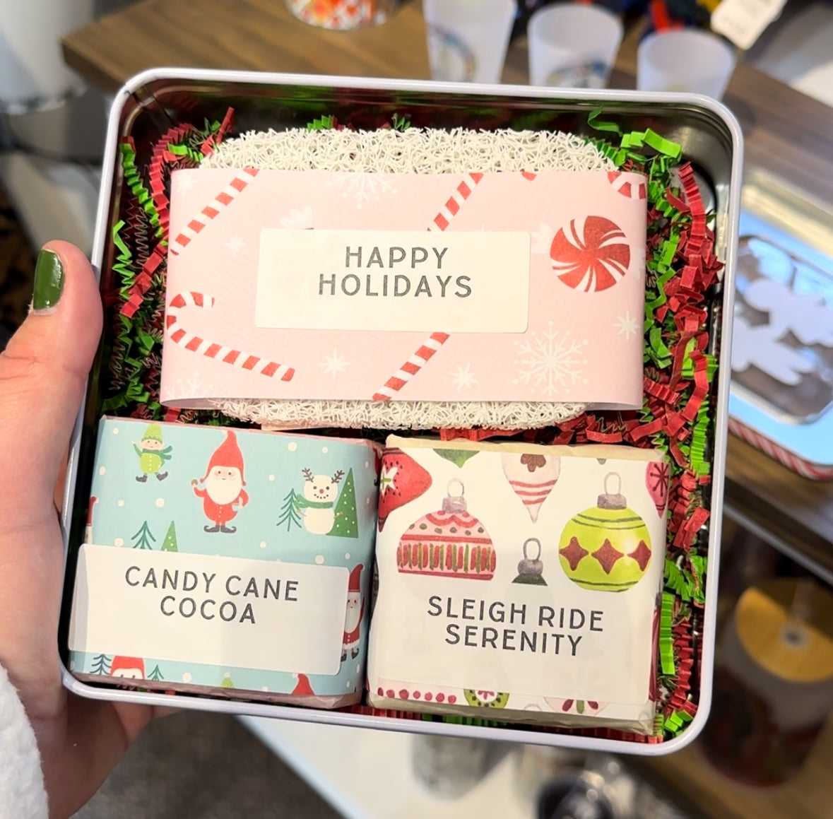 Small Gingerbread Soap Tin